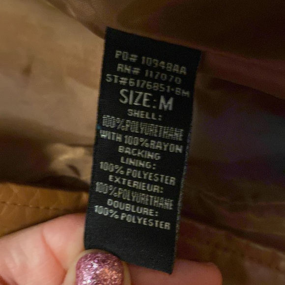 Lane Crawford Pleather Jacket - Picture 4 of 8